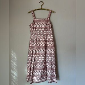 Antonio Melani - Red & White embroidered dress - Size 6